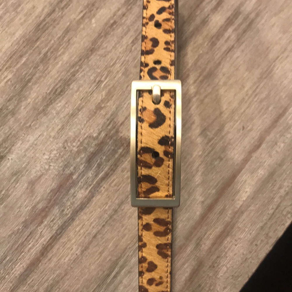 Banana Republic cheetah print belt XS